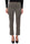 PANTALONE SIGARETTA IN JERSEY FANTASIA OPTICAL NERO