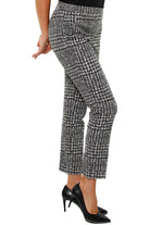 Liu Jo Black pantalone tasca america in jersey pied de poule nero