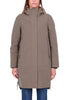 LONG PARKA WITH HOOD BEIGE