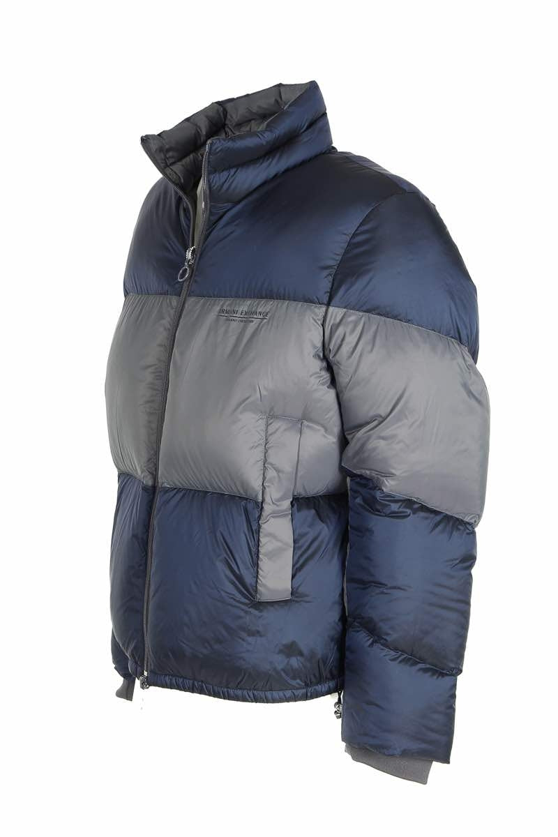 Ax Uomo piumino corto bicolor blu