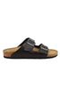 SANDALO UOMO ARIZONA IN PELLE NERO