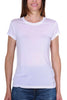 WOMEN'S CREW NECK T-SHIRT IN WHITE MODAL JERSEY