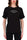 CREW NECK T-SHIRT WITH BLACK LOGO PRINT